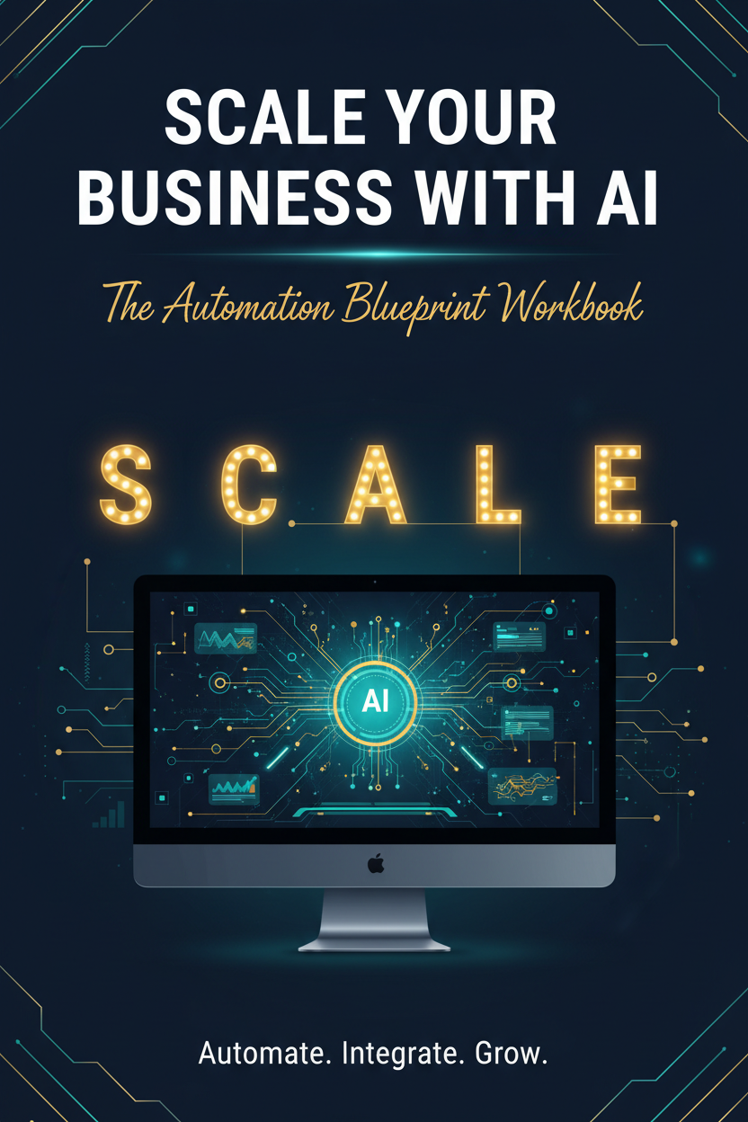 Cover of SCALE Your Business with AI: The Automation Blueprint Workbook